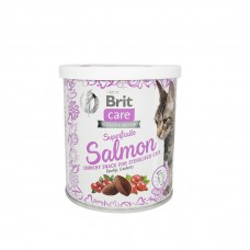 Brit Care Superfruits Salmon, Rosehip & Cranberry 100g, 101111270, cat Treats, Brit Care, cat Food, catsmart, Food, Treats